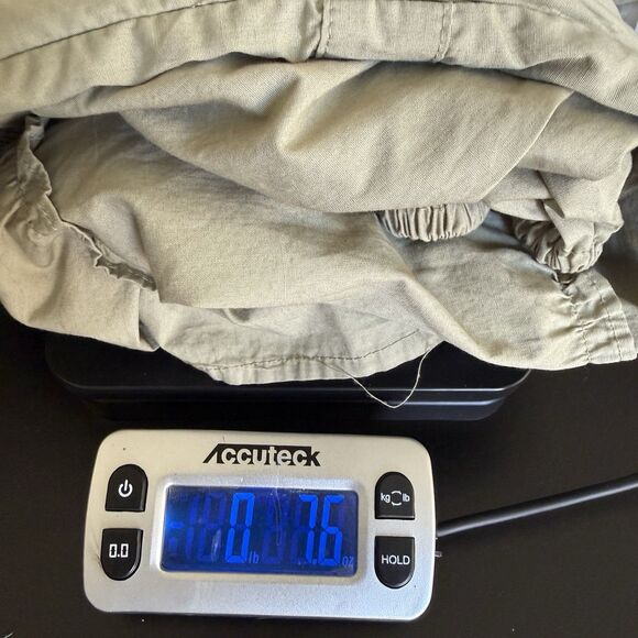 Womens Tiered Babydoll Mini Dress SZ M Sage Green Peasant Milkmaid Cottagecore - Picture 11 of 11